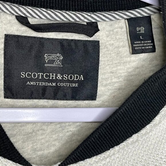 SCOTCH & SODA | Men's Ams Couture Cotton Off-White Bomber Jacket - Picture 5 of 6